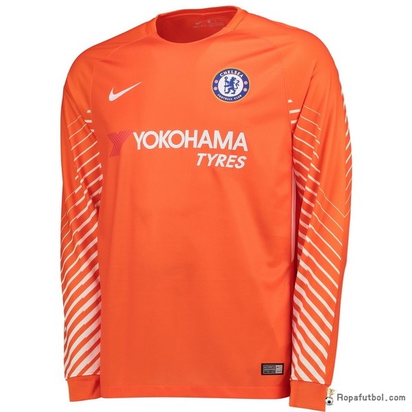 Camiseta Chelsea ML Portero 2017/18 Naranja